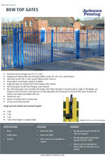 Bow top gates spec sheet