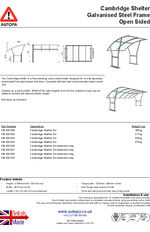 AUTOPA Cambridge Cycle Shelter