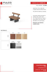 Fulco Silesia chair steel frame and timber seat 