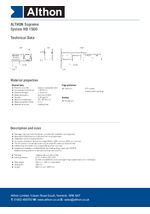 HD1500 drainage channel data sheet