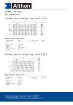 HD2000 drainage channel gratings sheet