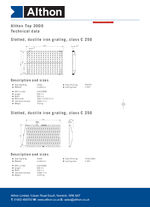 HD3070 drainage channel data sheet