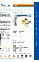 HPN1 stair nosing data sheet