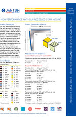 HPN2 stair nosing data sheet