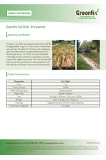 Greenfix Coir Rolls Pre-planted