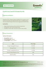 Greenfix Grass Seed GF25 Shaded Area Mix 