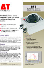 BF5 Sunshine Sensor - Pyranometer - Solar Radiation