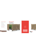 Normandy recycled plastic bin bays