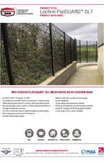 Lochrin® FlatGUARD™ welded mesh steel fencing