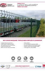 Lochrin® WaveGUARD™ profiled welded mesh fencing