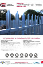 Lochrin® Combi™ steel palisade fencing