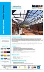 BXMW CAMARC Cambridge Arch Specification Sheet