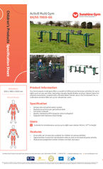Children's Activ8 outdoor multi-gym (BX/SG 7000-GG)