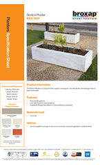 BX21 1037 Denton Planter Spec Sheet