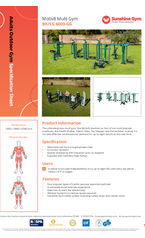 Motiv8 outdoor gym multi unit (BX/SG 6003-GG)