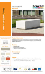 BX21 1001 Fallowfield Bench Spec Sheet