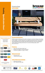 BX14 4528 Florence Seat Spec Sheet