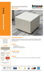 BX21 1000 Gorton Concrete Cube Spec Sheet