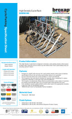 BXMW HD High Density Cycle Rack Spec Sheet