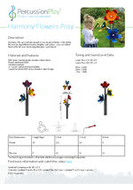 Harmony Flowers (Posy) Cut Sheet