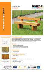 BX17 4092 Kedleston Seat Spec Sheet