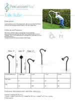 Talk Tubes Cut Sheet