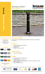 BXPU 1539 RT Manchester PU Bollard Specification Sheet