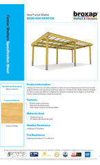 BXDB BSP NEWFOR New Forest Shelter Specification Sheet