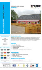 BXMW PLY Plymouth Wave Canopy Specification Sheet