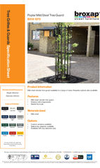 BX14 1275 Poplar Mild Steel Tree Guard