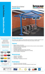 BXMW PREM Premier Cycle Shelter Spec Sheet