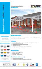 BXMW WAV Sheffield Wave Canopy Specification Sheet