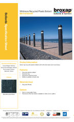BX71 5705 RT Whitmore Recycled Plastic Bollard Specification Sheet