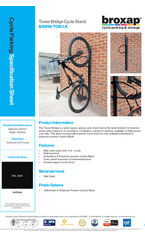 BXMW TOB LK Tower Bridge Cycle Stand Specification Sheet