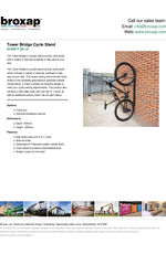 Tower Bridge Cycle Stand Technical Data Sheet