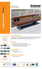BX14 4030 BP Tiptree Seat Specification Sheet