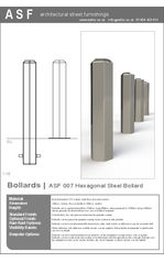 ASF 007 Hexagonal Bollard