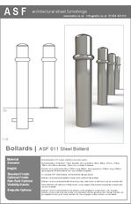 ASF 011 Steel Bollard