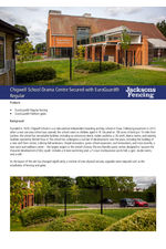 Chigwell School Drama Centre Secured with Euroguard Regular - Case Study