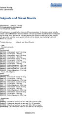 Q40 Jakposts and gravel boards technical Data Sheet