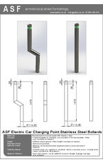 ASF 5002 Electric Car Charging Posts
