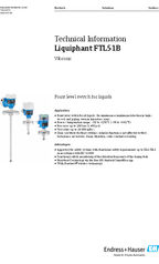Liquiphant FTL51 Technical Data Sheet