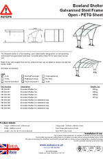 AUTOPA Bowland Cycle Shelter 