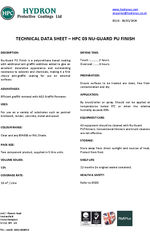 Nu-Base® PU Floor Seal data sheet