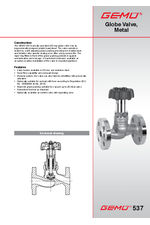 GEMÜ 537 globe valve