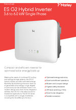 Marley Hybrid Inverter datasheet 2024
