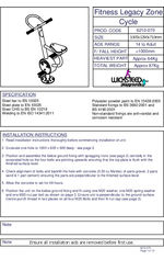 Fitness legacy zone cycle spec sheet