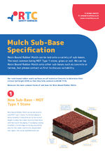 RTC Rubber Mulch Sub-Base
Specification