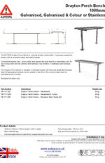 AUTOPA Drayton Perch Bench