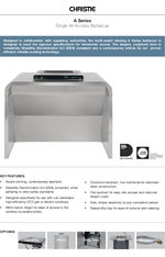 A-Series Single Bench BBQ by Christie